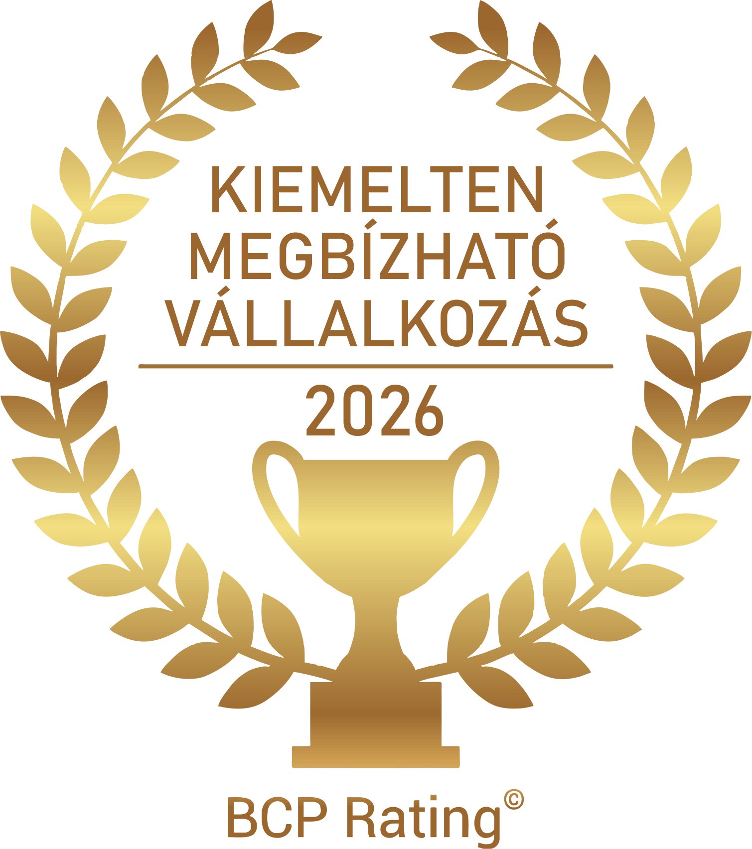 Megbízható vállalkozás 2026 - BCP Rating